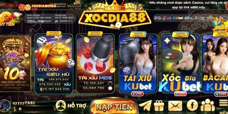 Giới thiệu Xóc đĩa 88