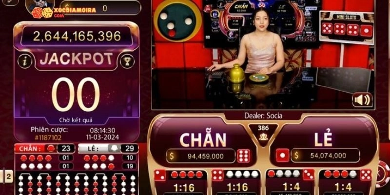 Các sảnh chơi game Xóc đĩa Sunwin