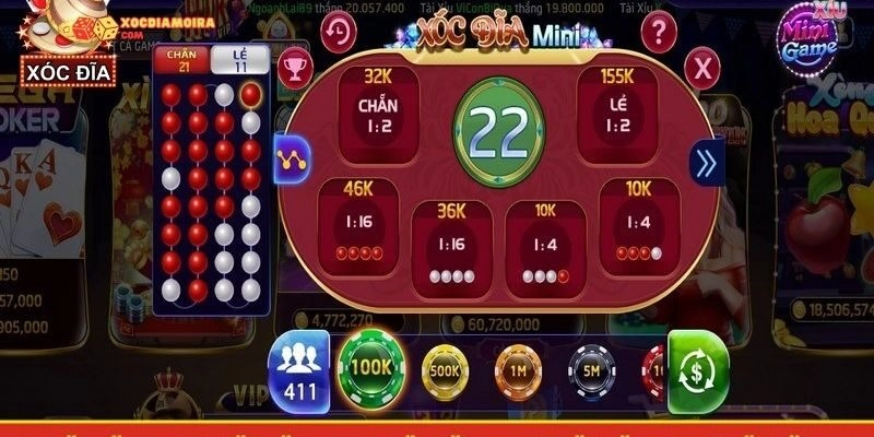 Luật chơi Xóc đĩa online